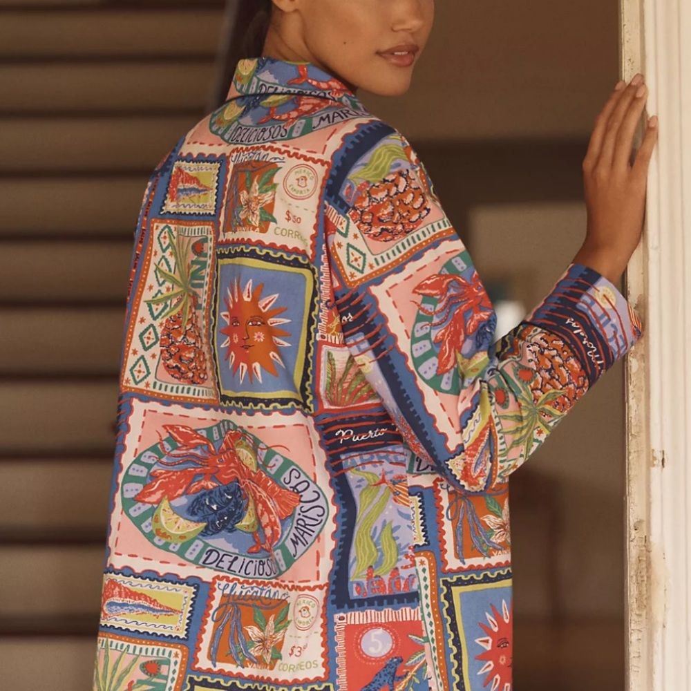 Printfresh Colorful Coast Pajama Set - Picture 2 of 3